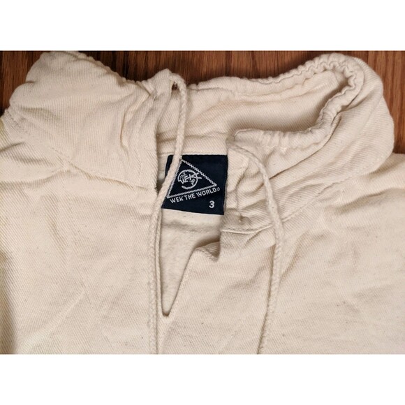 EUC Wek The World Sweatshirt Pullover Men Sz 3 90s Surfer Lounge Hippie Boho USA - Picture 7 of 9